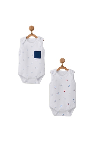 Andywawa Erkek Bebek Deniz Temalı 2li Badi Seti Ac22636 001