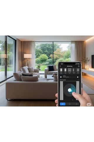 Rovline Akıllı Perde Motoru Rv300 Kornişe Montaj