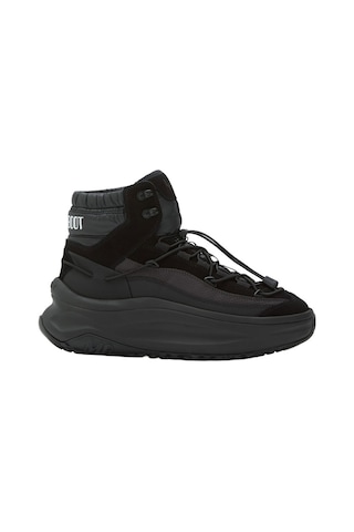 N001 Black Bot Erkek 80d2490030 Moon Boot Moon247 Xlace Mid Siyah