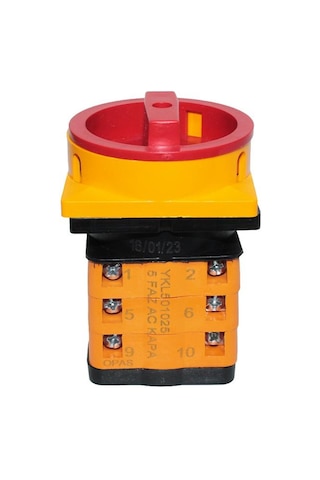 OPAŞ 5X25A 0-1 Kilitli Şalter