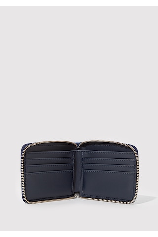 Mavi - Fermuarlı Denim Cüzdan 1913340-83594 Lacivert
