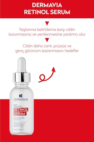 Onarıcı, Besleyici & Yenileyici Retinol Serum Genç Görünüm 30 Ml