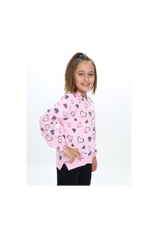 Toontoy Kız Çocuk Kapüşonlu Hırka Ekru