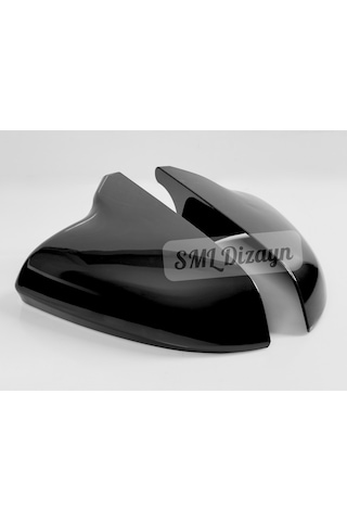 Cupra Formentor Uyumlu Batman Yarasa Ayna Kapağı Seti - Parlak Siyah Piano Black Plastik Vz Stil 2021-2026