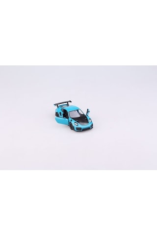 Kinsmart Porsche 911 Gt2 Rs 1 32 Die-cast Model Araba açık Mavi