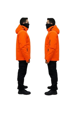 Mysia Outdoor Turuncu Soft Shell Mont Çift Kat Polarlı Turuncu