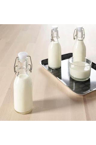 3 Adet Cam-vakumlu Su Şişesi 15 Cl Sos-yağ Şişesi