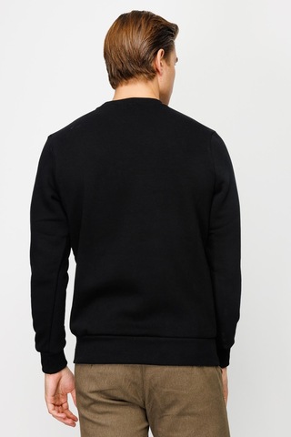Igs İgs Erkek Siyah Standart Bisiklet Yaka Sweatshirt Siyah
