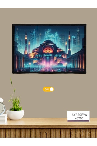 Tablo Pazarı Led Işıklı Tablo - Ayasofya
