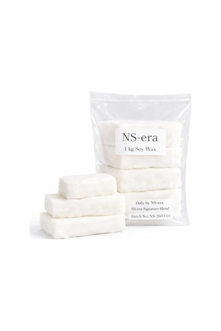 1 Kg Beyaz Soya Parafini Soya Wax Doğal Mum Parafini