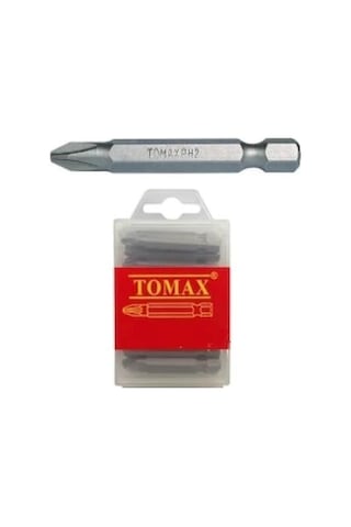 Tomax Ph 2x75 Yıldız Bits Uç 06002075 1 Paket 20 Adet