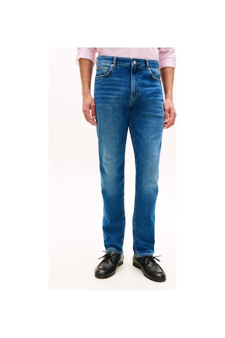 Tommy Hilfiger Slım Straıght Denton Jean Pantolon Düz Paça Cobalt Mavi Çok Renkli
