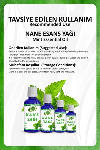 Nane Yağı Mint Essential Oil 20 Ml.