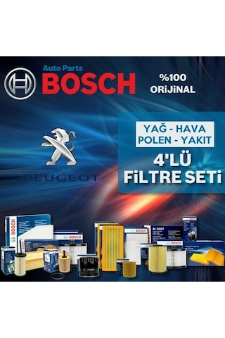 Peugeot 301 1.6 Hdi Bosch Filtre Bakım Seti 2013 - 2018 (495301094)