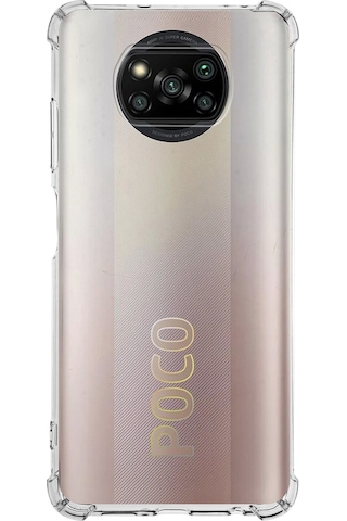 Xiaomi Poco X3 Pro Uyumlu Kapak Şeffaf Airbag Köşe Korumalı Antishock Silikon Kılıf