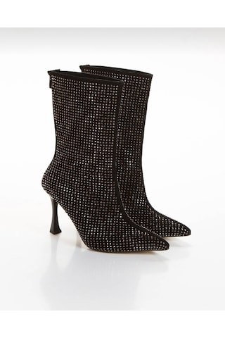 Taşlı Bot Siyah