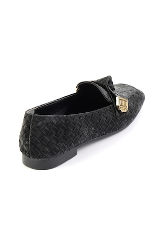 Bambi Siyah Kadın Loafer Ayakkabı K01641022471 Siyah