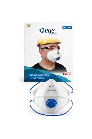 Ege Ffp2 601 N95 Ventilli Maske 10'lu