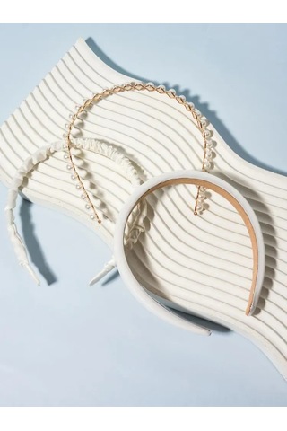 Vkemall 3'lü İpek Ve İncili Saç Kayışı Seti - Kadınlar İçin Şık Ve Fonksiyonel Saç Aksesuarı