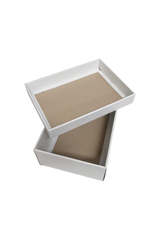 25x35x12 cm Kapaklı Beyaz Kargo Kutusu ,Hediye Kutusu