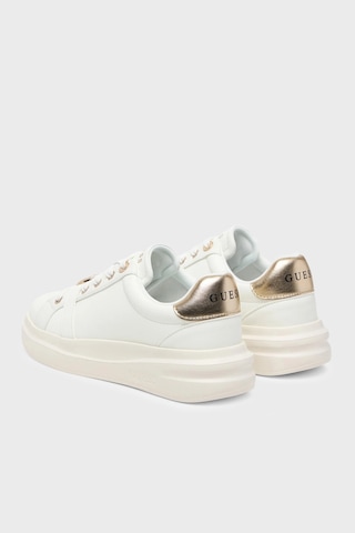 Guess Erizo Logolu Deri Sneaker Ayakkabı Flfezolea12 Kadın Ayakkabı Flfezo Lea12 Whıpl Beyaz-gold