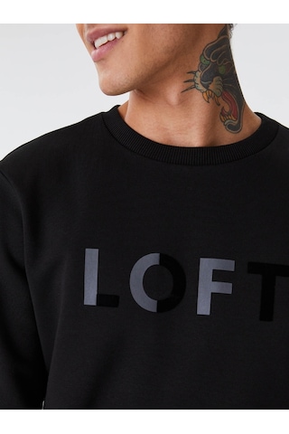 Loft Erkek Sweatshirt Siyah Lf2028819 24kp69000052 P6934 Siyah