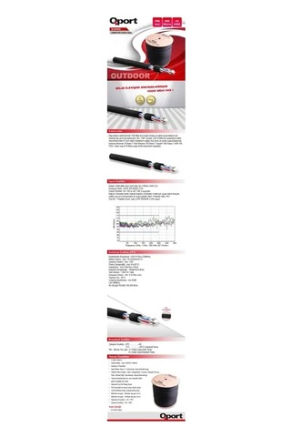 Q-cato2 Cat6 23 Awg Utp 500m Outdoor Kablo