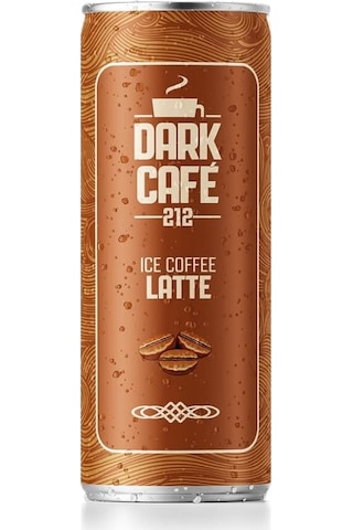 Dark Café 212 Soğuk Kahve Latte 250 Ml X 12 Adet Hazır