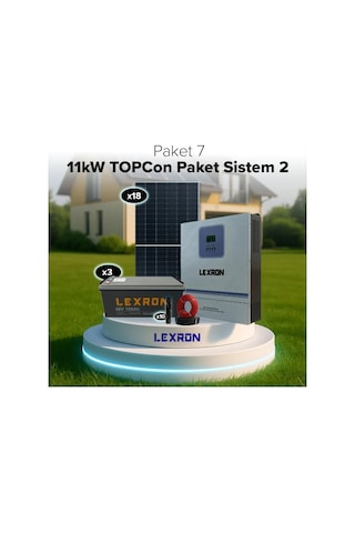 Lexron 11kw Bağ Evi Paket Sistem 2
