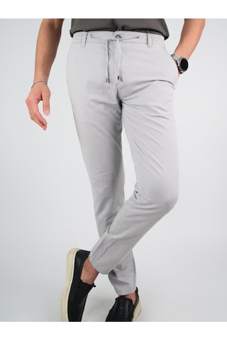 Digital Jeans Erkek Keten Jogger Açık Gri Pantolon Açık Gri