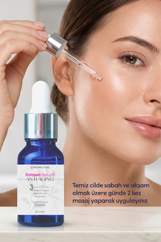 Yaşlanma Karşıtı 3 Etkili Antı Agıng Kolajen Serum 30 Ml
