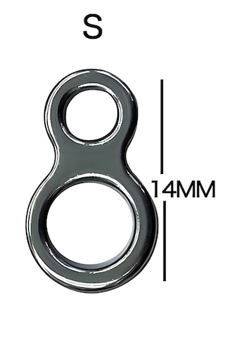 Seoul 15 Adet S Boy, İki Gözlü,çift,double,sekiz,solid Halka