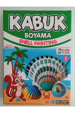 Elvin Toys Kabuk Boyama Seti