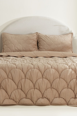 Karaca Home Cowrie Çift Kişilik Luxury Comfort Set Bej