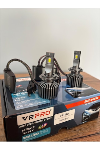 Vr Pro 18000 Lümen Silver H7 Yeni Nesil Led Xenon