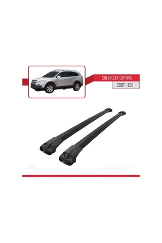 Chevrolet Captiva 2007-2011 Arası İle Uyumlu Ace-1 Ara Atkı Tavan Barı Siyah