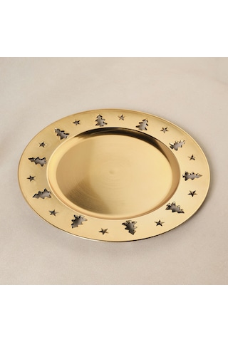 Karaca Home New Year Yılbaşı Tree Supla Gold 33 Cm Gold