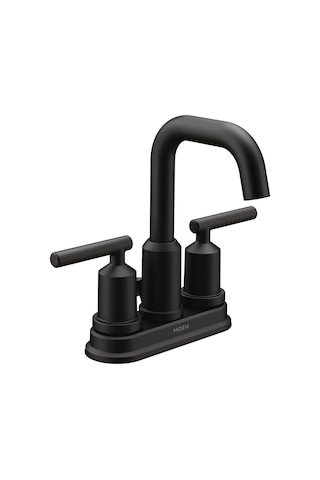 Moen Gibson Mat Siyah İki Saplı Orta Set Yüksek Ark Modern Banyo Diğer