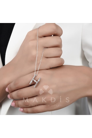 0.10 Karat H Pırlanta Kolye - Hrd Sertifikalı