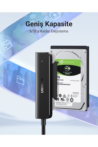 Ugreen Usb-c To 2.5-ınch Sata Dönüştürücü Adaptör, 70610