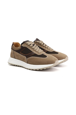 Gönderi(R) Gönderi R Erkek Kum Süet Bağcıklı Hakiki Deri Sneaker Ddma83531647 Kum Beji