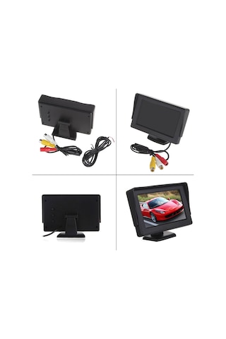 5 İnç Lcd Araç Monitör Geri Vites Kamerası Uyumlu