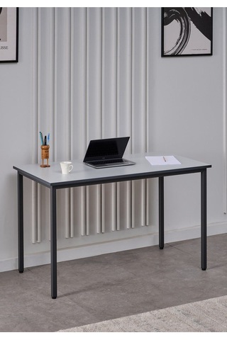 Sehpol Çalışma Masası 125x65 Cm Antrasit Gri