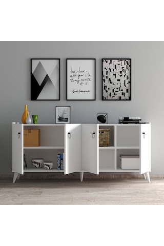 Tanmob Modern Konsol Beyaz - Ksl0101