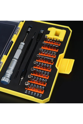 Singree 52'li Profesyonel Vidalı Tornavida Seti - Dizüstü, Telefon, Saat Tamiri İçin Çok Fonksiyonlu
