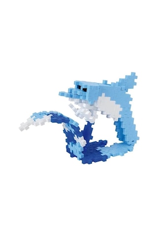 Plus - Plus Minecraft Temalı Silindir Kutuda Dolphin - Yunus Lego Yapı Oyuncağı 100 Parça 4113