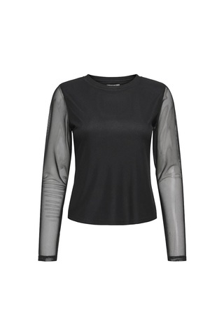 Only Onlnova L/s Mesh Top Siyah