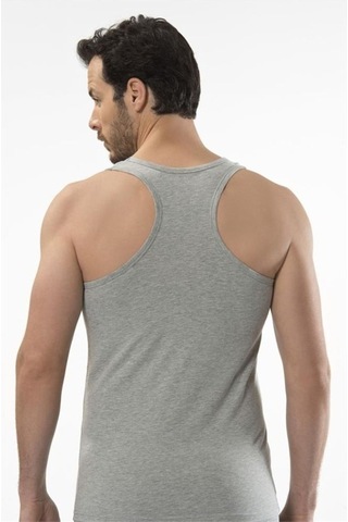 Cacharel 1302 Spor Erkek Atlet - Gri Melanj