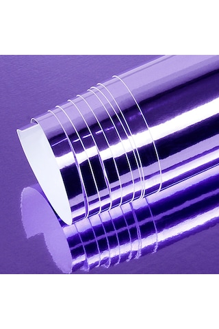 Shineyee Motor Ve Araçlar İçin Mor Ayna Desenli Pvc Kaplama Filmi - 152x20 Cm, Kırılma Ve Pas Koruma, Esnek Yapı, Kolay Uygulama