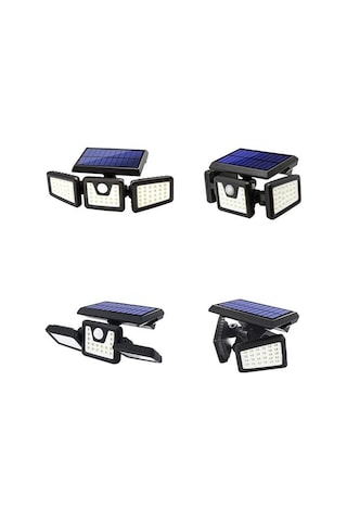 Mx-w771a Sensörlü 3 Modlu 74 Ledli Solar Aydınlatmalı Duvar Lambası Belirtilmemis